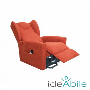 Poltrona elettrica 2 motori Lady Bergere 57470004-2M: posizione orizzontale